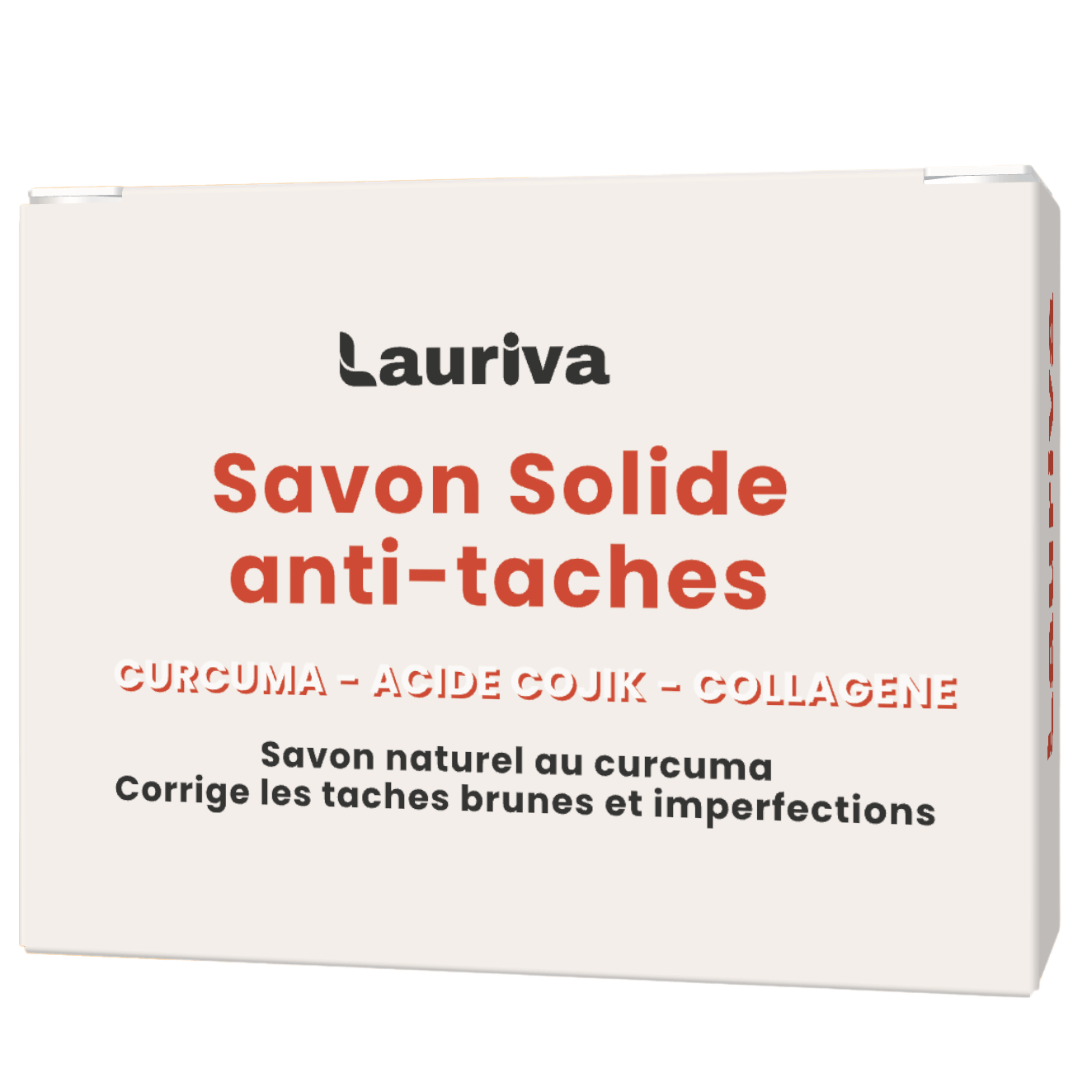 Savon Anti-Taches 100% naturel au Curcuma