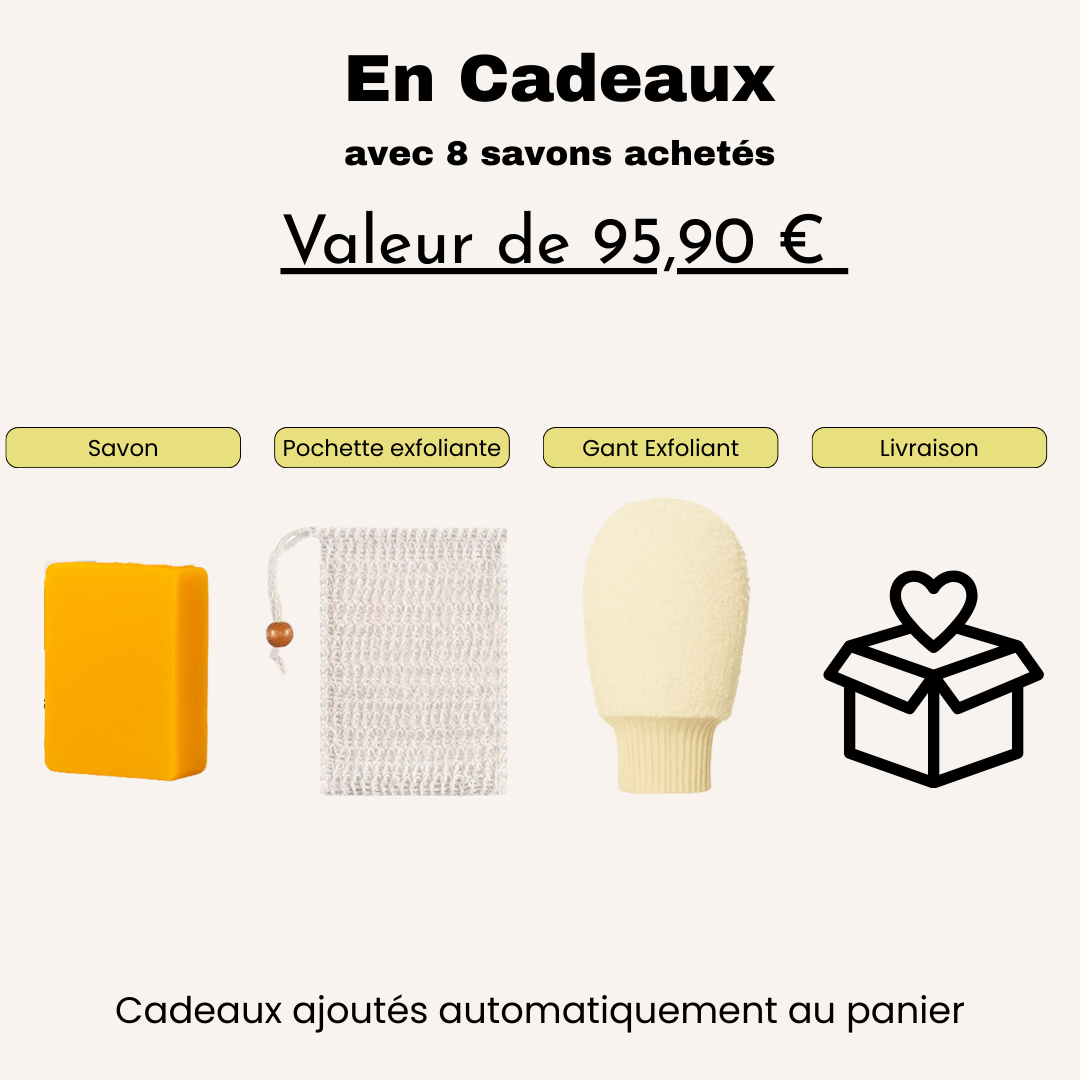 Savon Anti-Taches 100% naturel au Curcuma